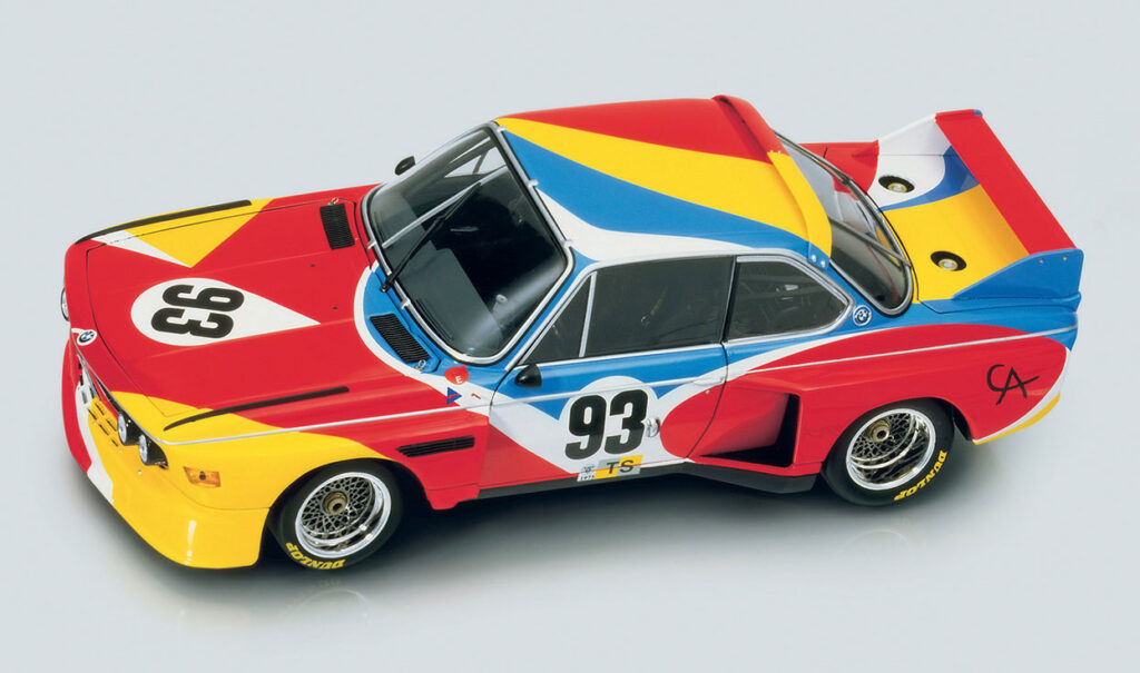 1975 BMW 3.0 CSL Art Car by Alexander Calder. (source: BMW)