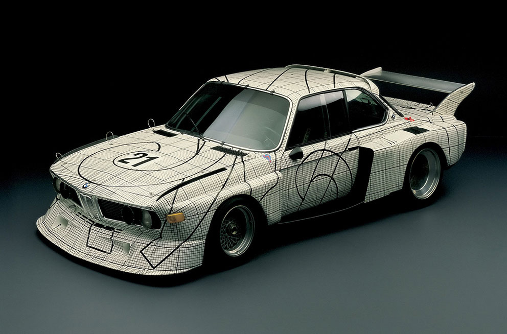 1976 BMW 3.0 CSL Art Car by Frank Stella. (source: BMW)