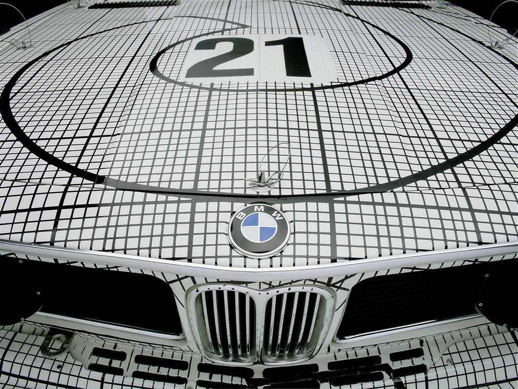 1976 BMW 3.0 CSL Art Car by Frank Stella. (source: BMW)