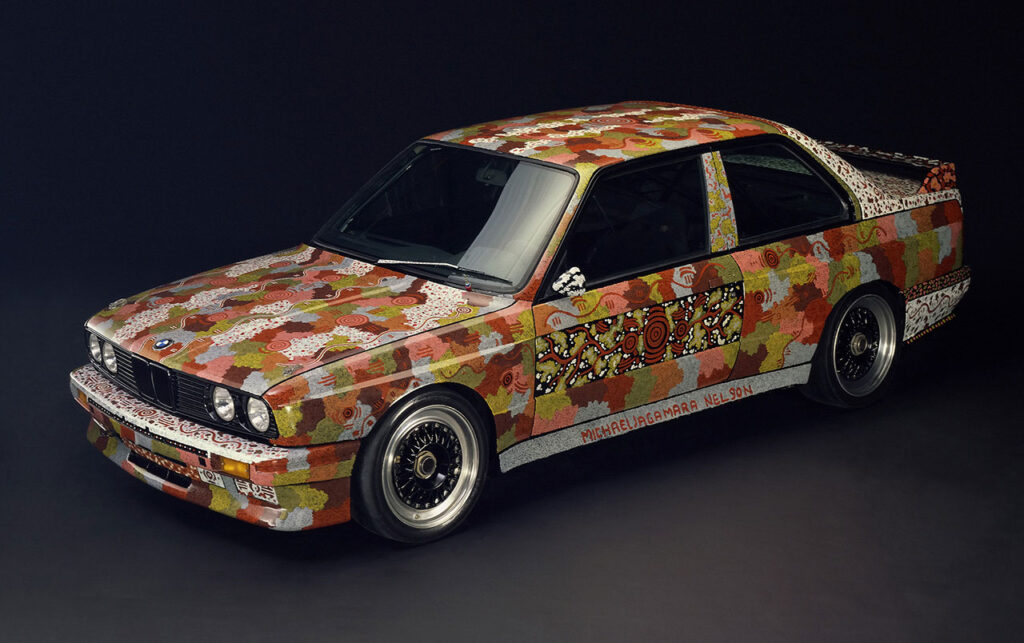 1989 BMW M3 Art Car by Michael Jagamara Nelson. (source: BMW)