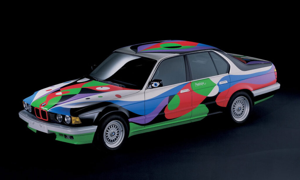 1990 BMW 730i Art Car by Cesar Manrique. (source: BMW)