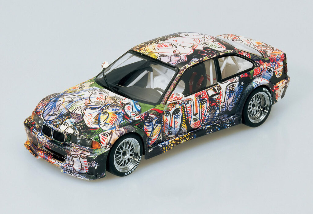 1992 BMW 3-Series Art Car by Sandro Chia. (source: BMW)