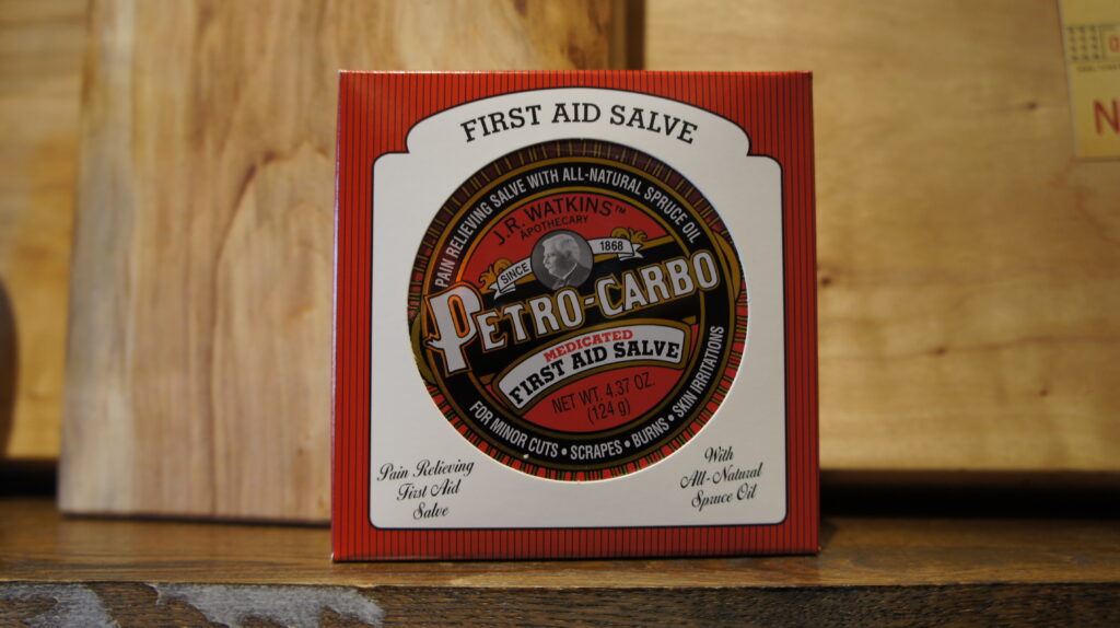 Petro-Carbo first aid salve.