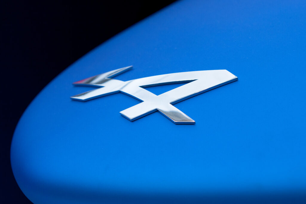 Alpine "A" emblem.