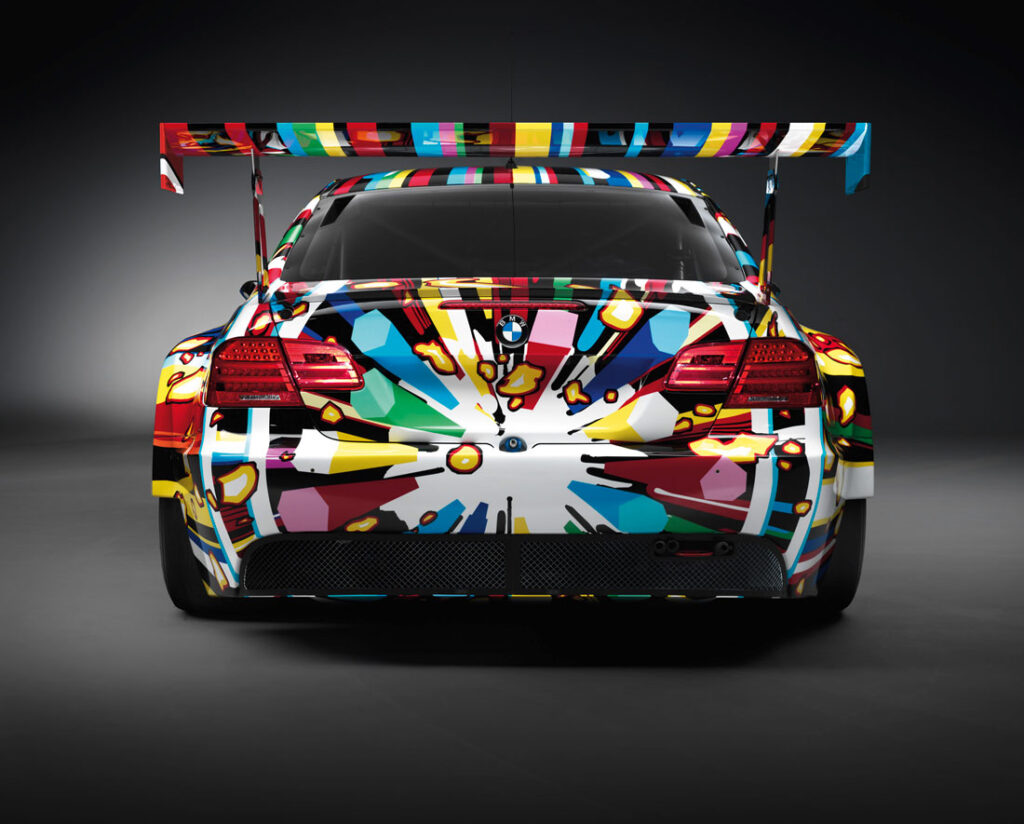 2010 BMW M3 GT2 Art Car Jeff Koons. (source: BMW)