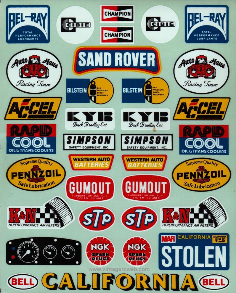 Tamiya Sandrover decal.