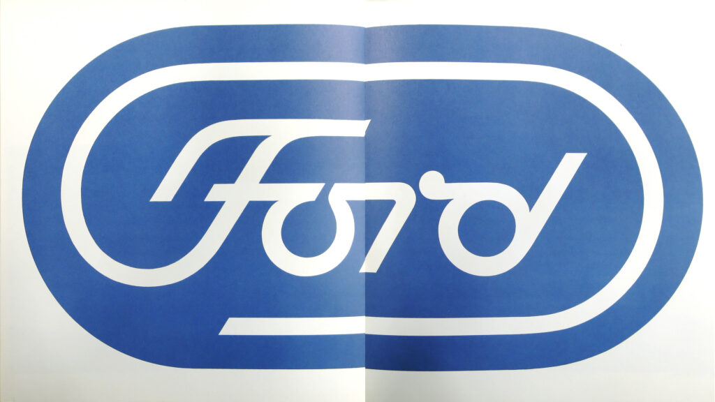 Proposal to Ford Motor Company for a new House Mark by Paul Rand. (source: Paul Rand)