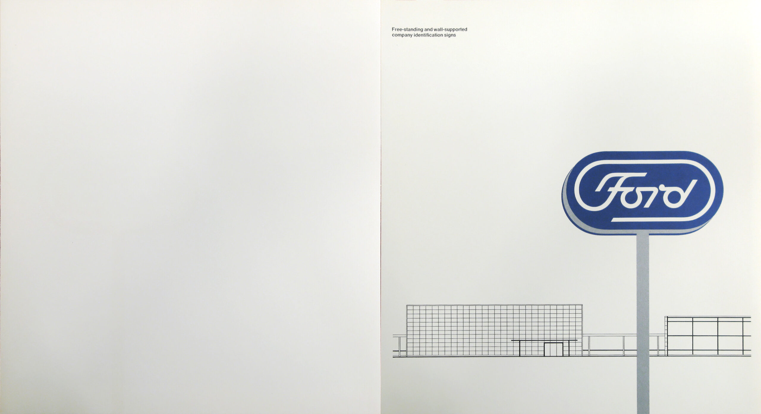 Proposal to Ford Motor Company for a new House Mark by Paul Rand. (source: Paul Rand)