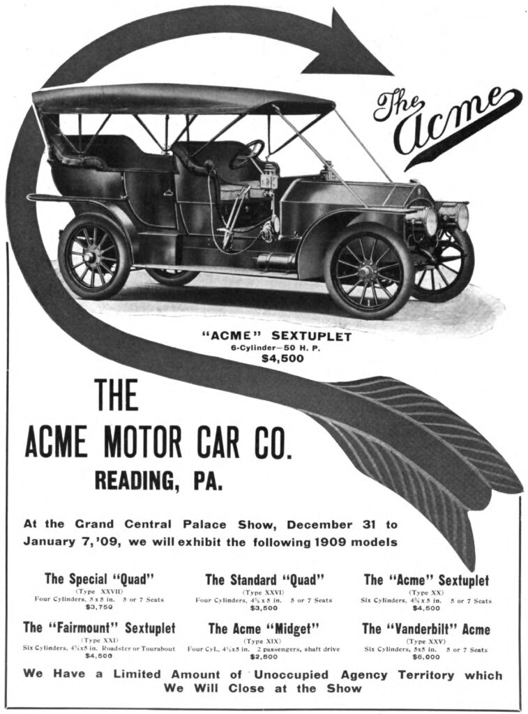 1908 Acme ad.