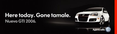 Volkswagen's Speedy Gonzales "Here today, gone tamale" billboard.