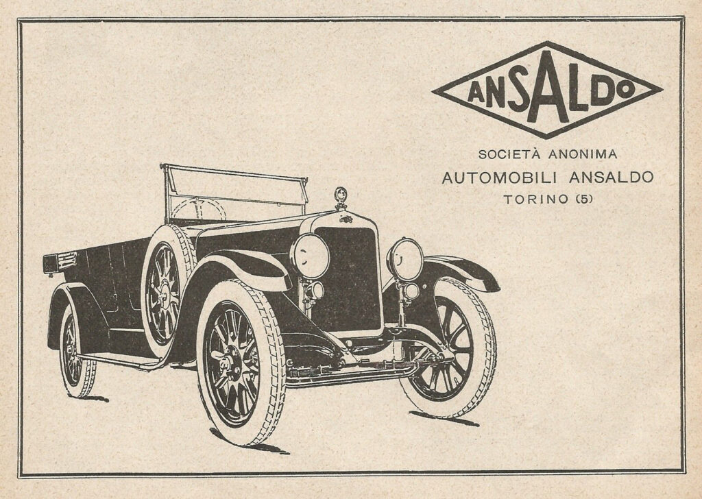 1925 Ansaldo ad.