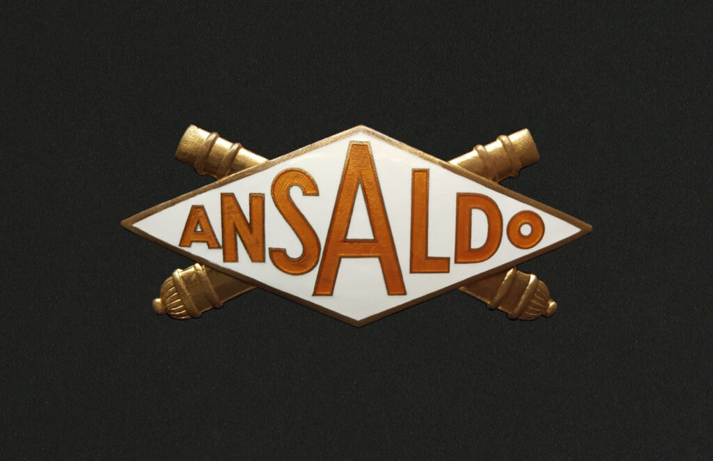 Ansaldo emblem. (source: Radiator Emblem Collection)