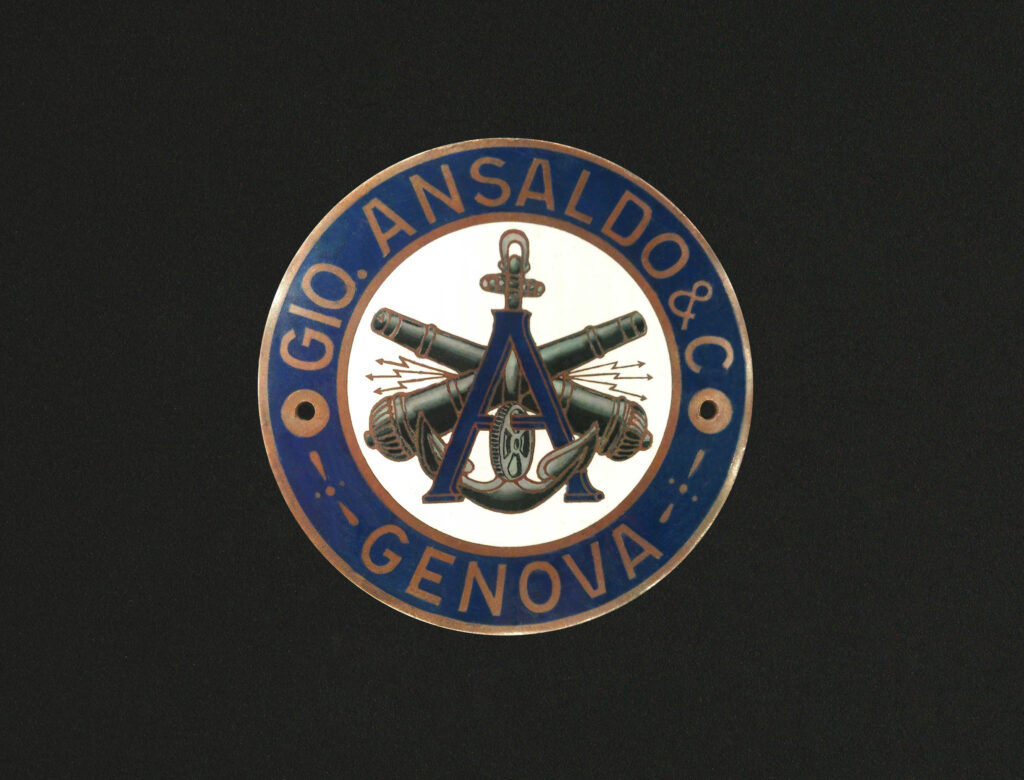 Gio Ansaldo & Co, Genova emblem. (source: Radiator Emblem Collection)