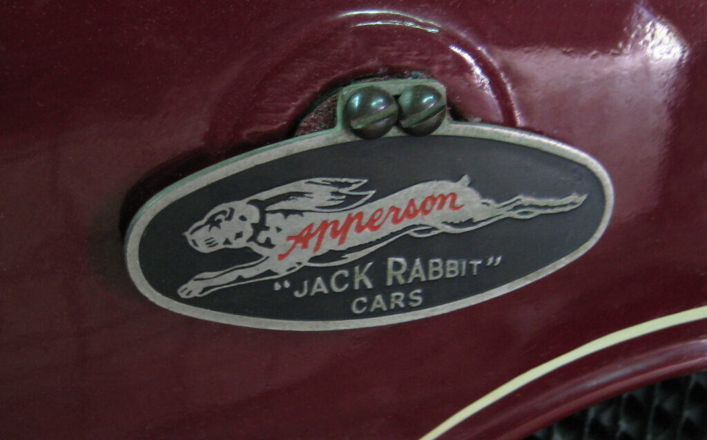 Apperson "Jack Rabbit Cars" emblem. (source: John Lloyd)