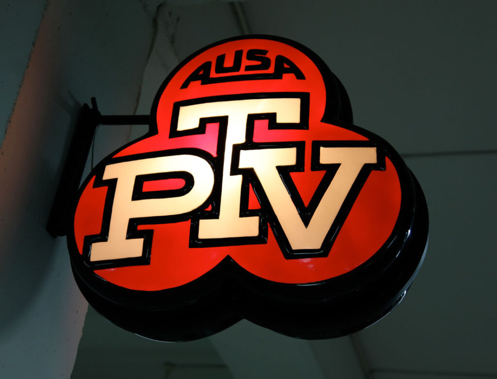 AUSA PTV sign.