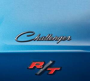 1970 Dodge Challenger R/T Convertible emblem. (©Photo by Segura)