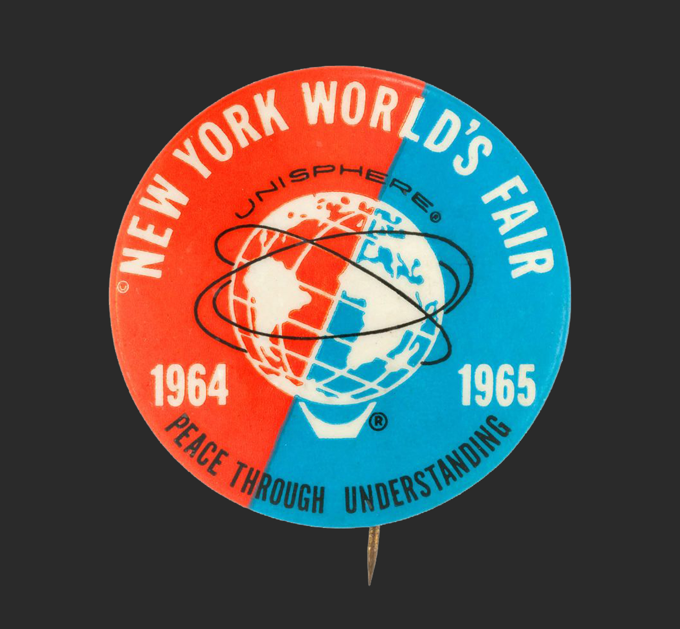 1964-65 New York World's Fair "Unisphere" button.