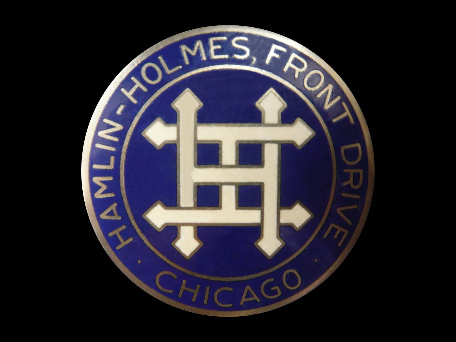 Hamlin-Holmes emblem. (source: Radiator Emblem Collection)