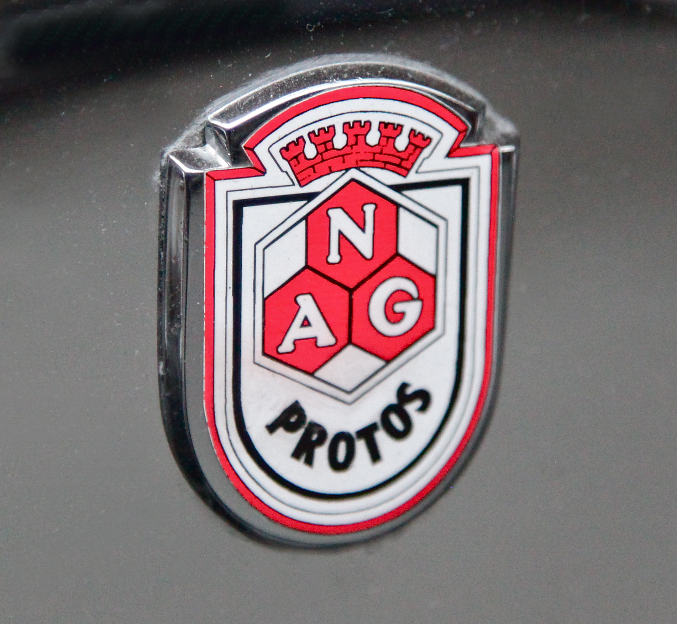 NAG Protos emblem. (©Photo by Segura)