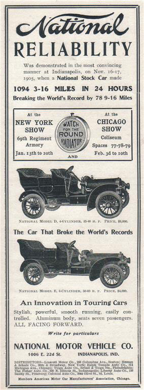 1905 National ad.