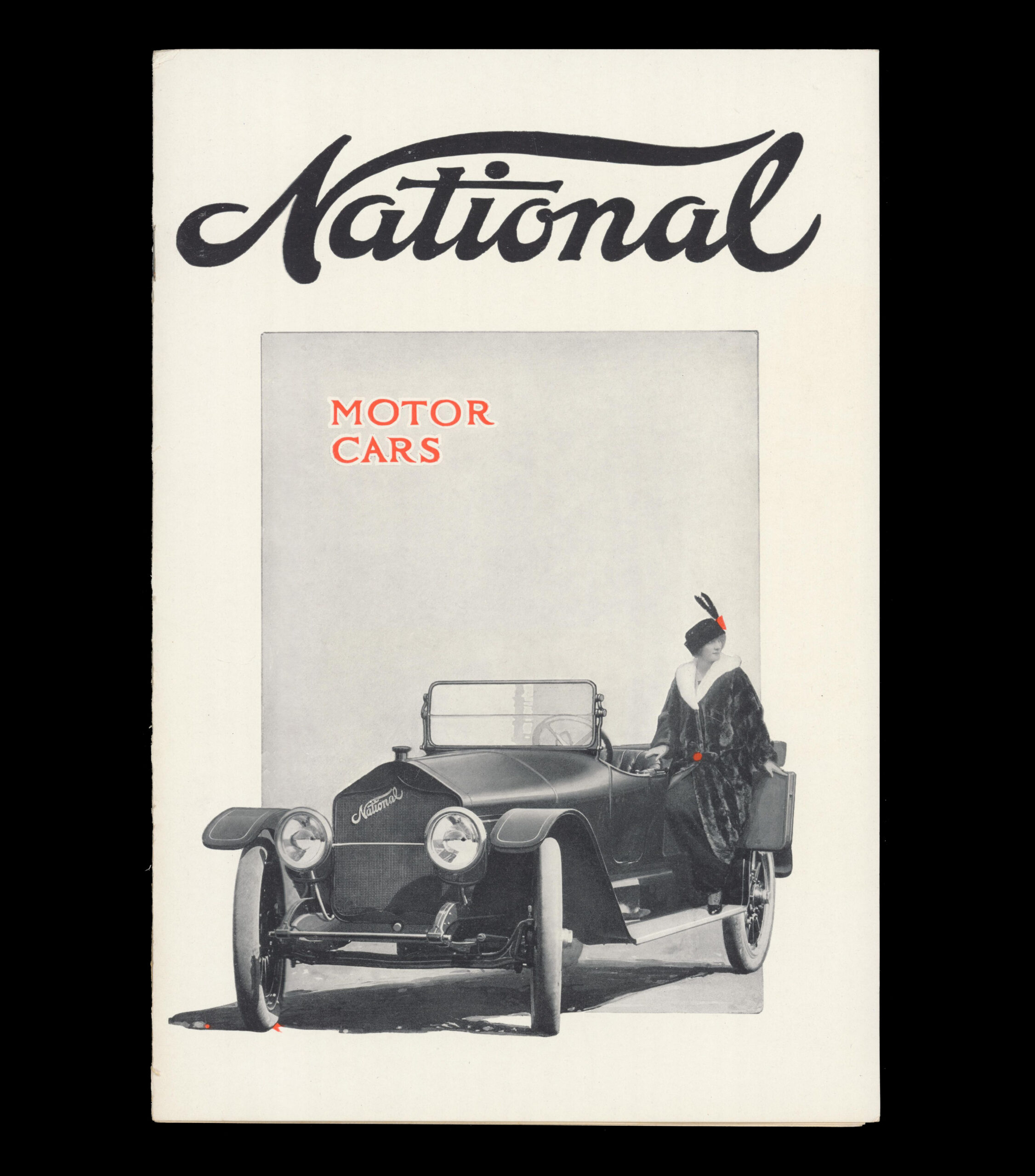 National Motor Cars brochure cover. (source: Early Automobile Companies Ephemera Collection, 1910-1932. Courtesy Northwestern University Transportation Library)