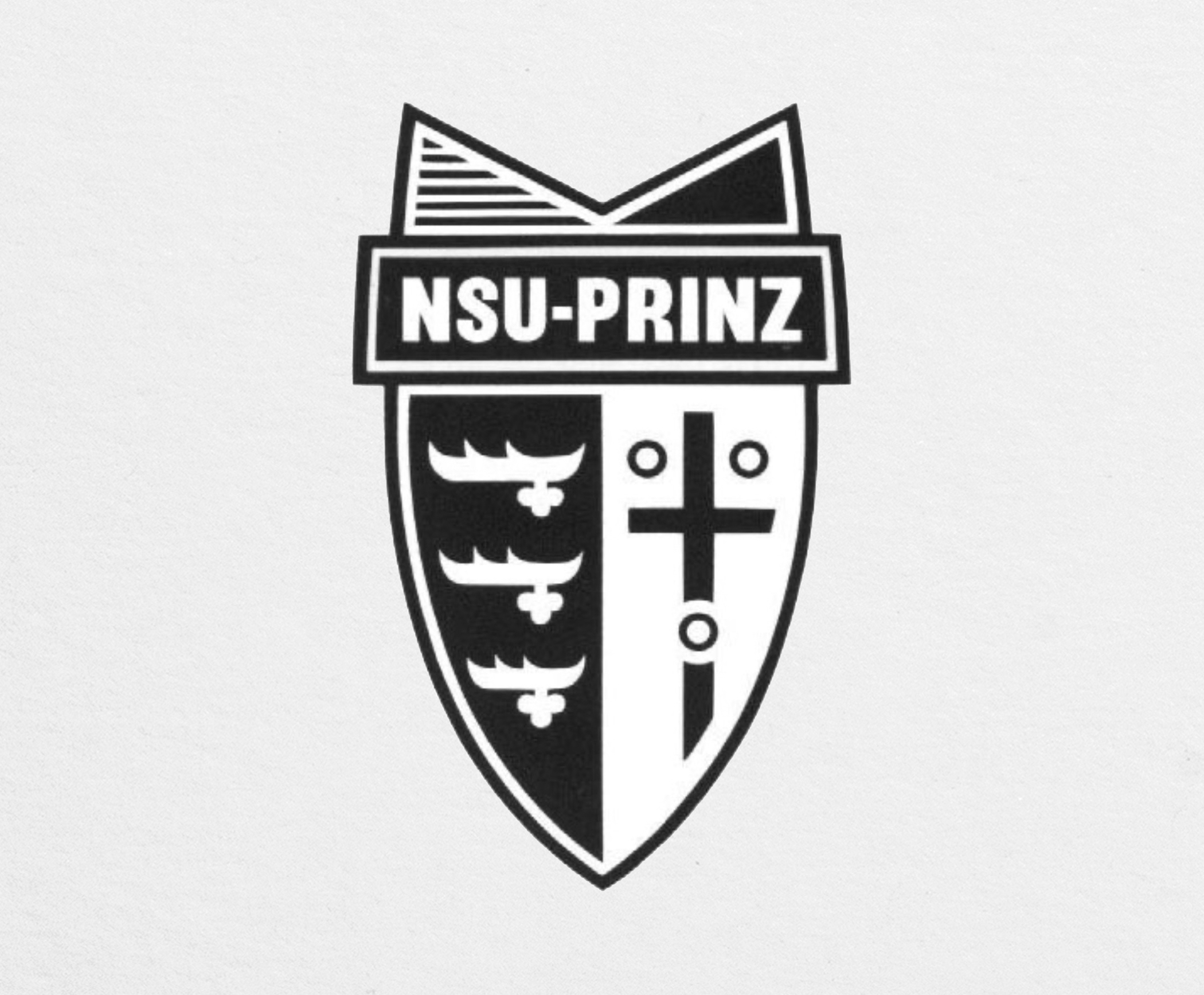 1958 NSU-Prinz crest logo.