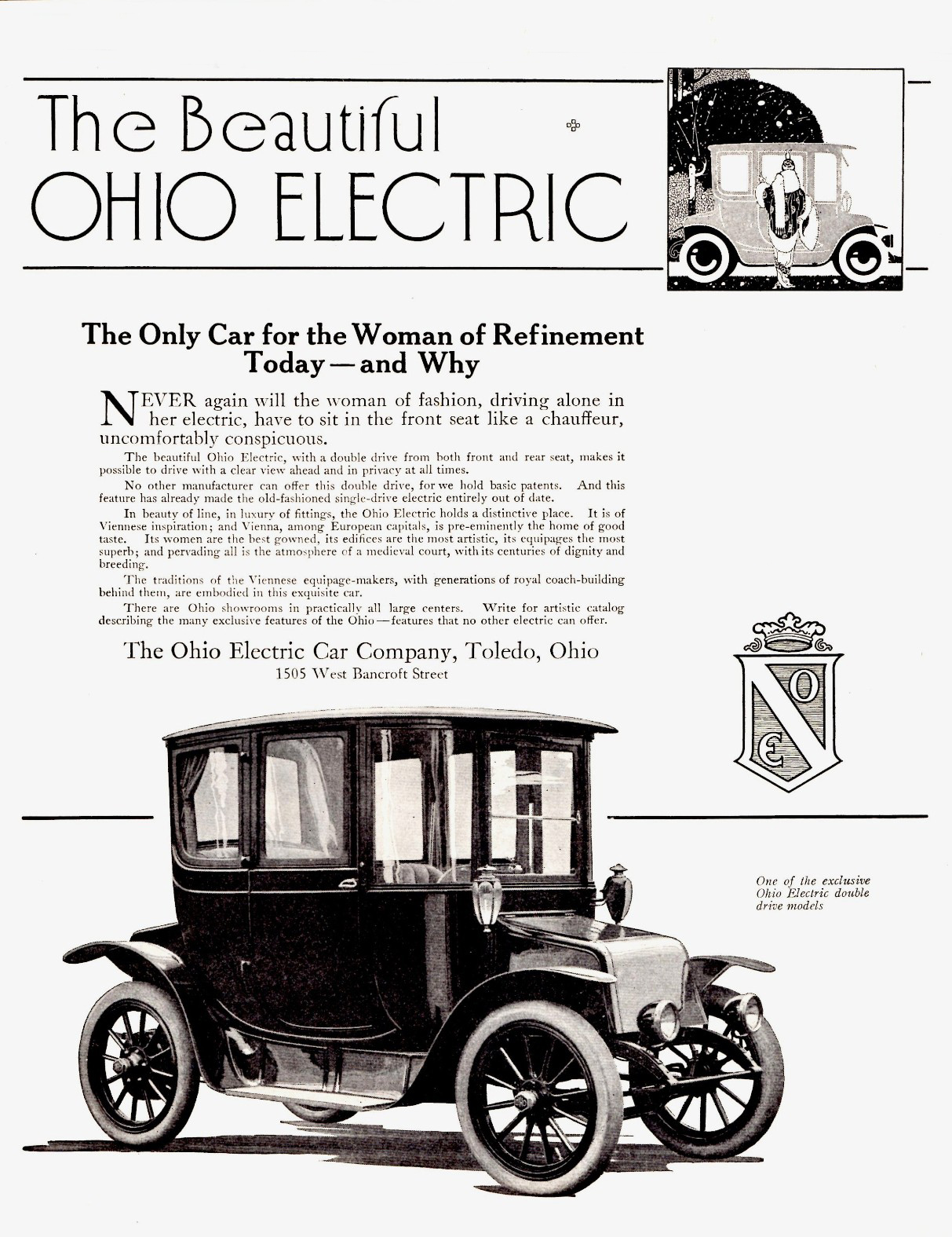 1913 Ohio Electric ad. (source: AutoHistorian )