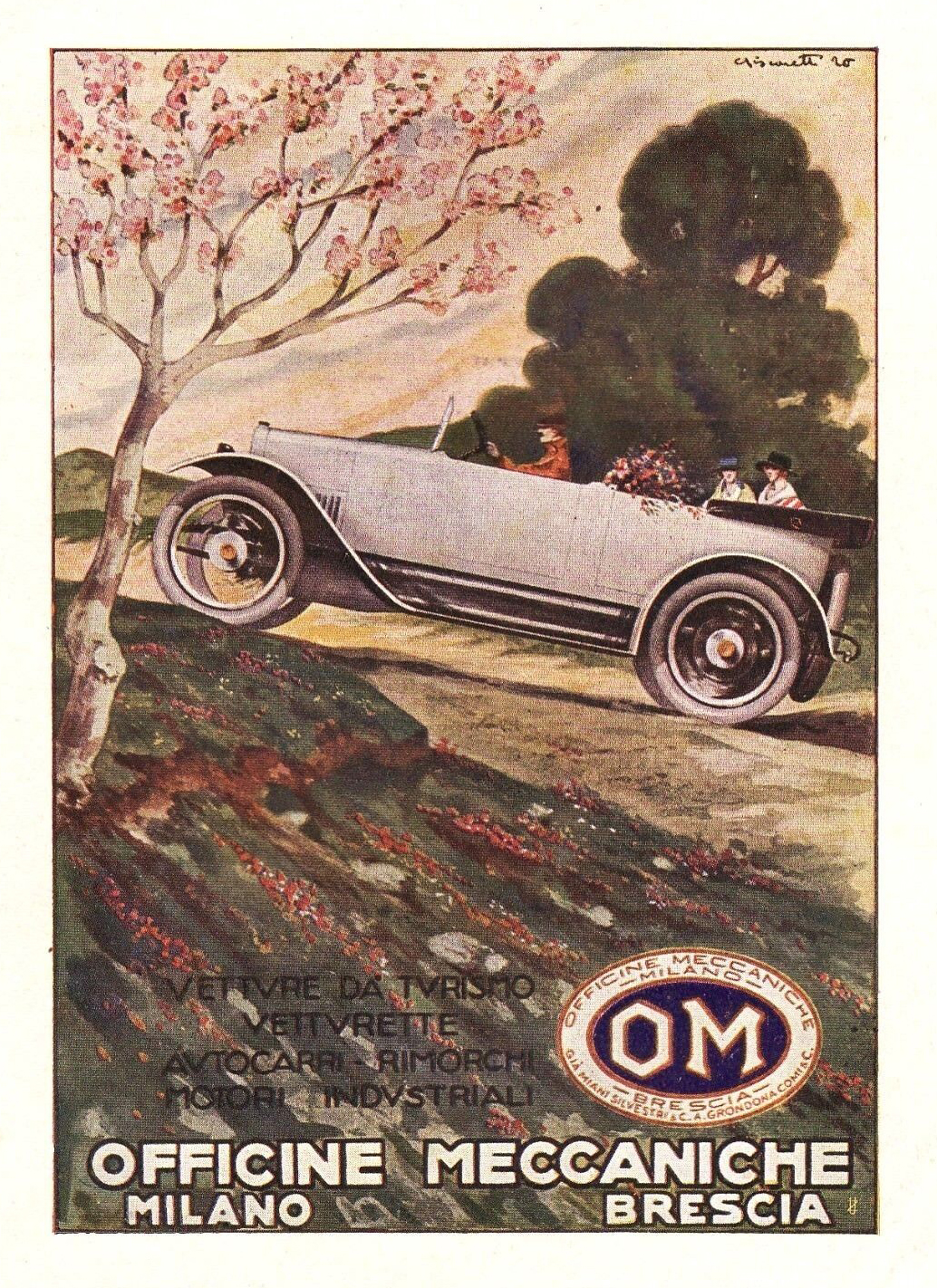 1920 OM ad.