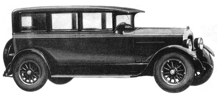 1926 Paige 5-passenger Sedan. (source: Bill Roberts)