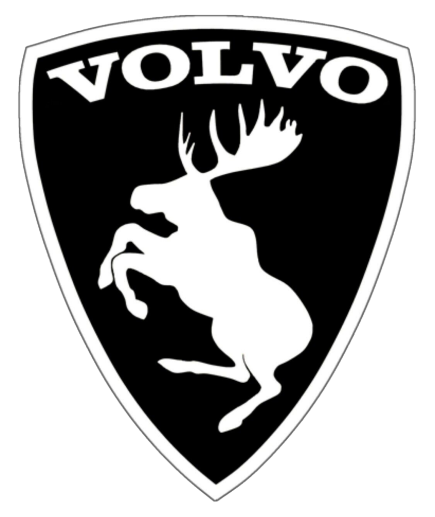 Volvo Prancing Moose logo. (image source: Dave Barton)