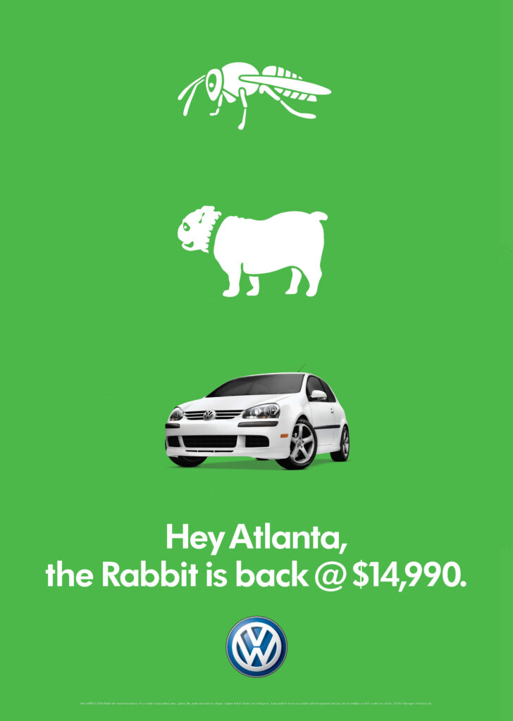 2006 Volkswagen "The Rabbit is Back" Atlanta ad.