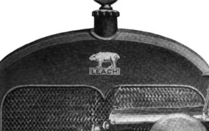 Leach radiator emblem.