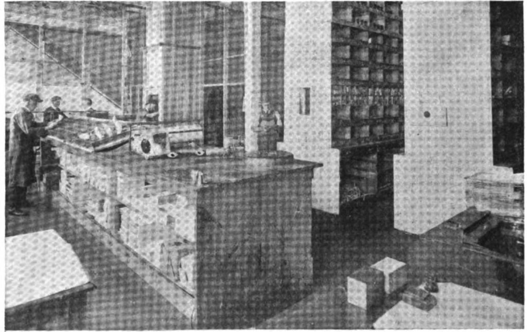 Marmon's Wabash location - stock room.