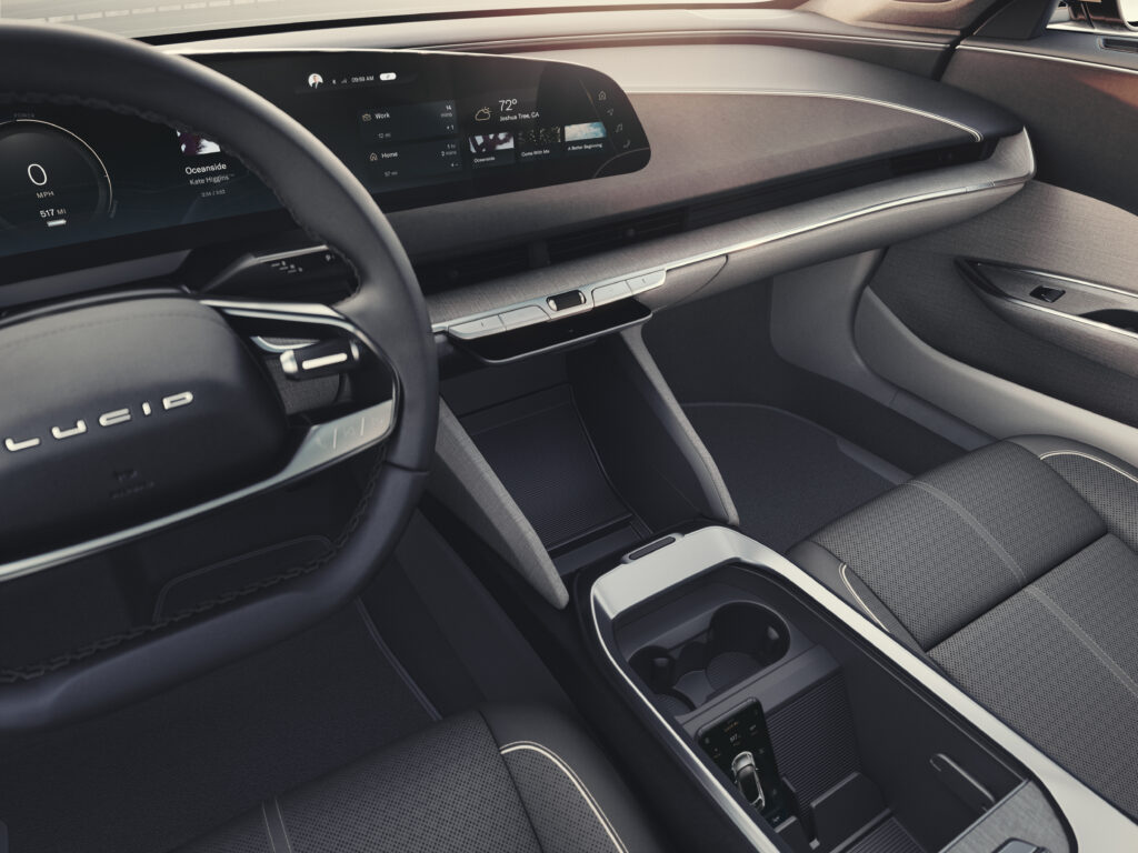 Lucid Air interior. (source: Lucid)